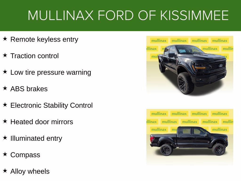 2026 Black Metallic Ford F-150 BLACKWIDOW PACKAGE 4X4 Truck