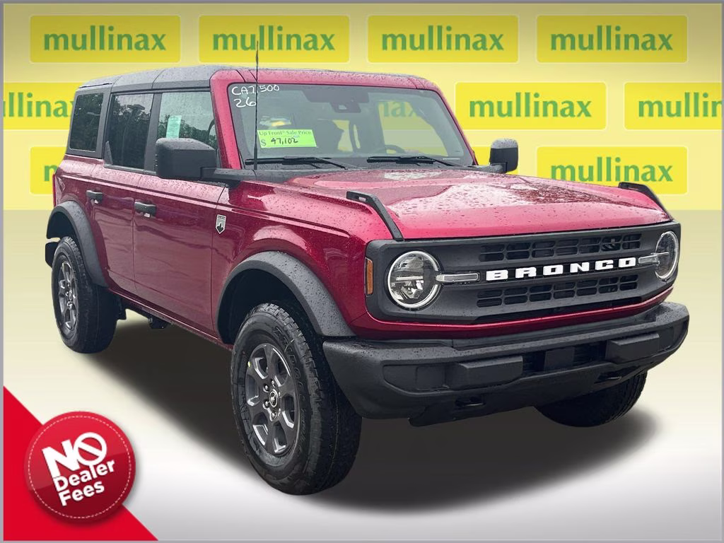 2026 Ruby Red Metallic Tinted Clearcoat Ford Bronco Big Bend 4X4 SUV