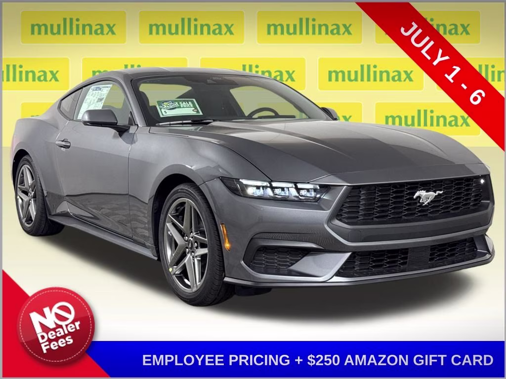 2026 Carbonized Gray Metallic Ford Mustang EcoBoost RWD Coupe