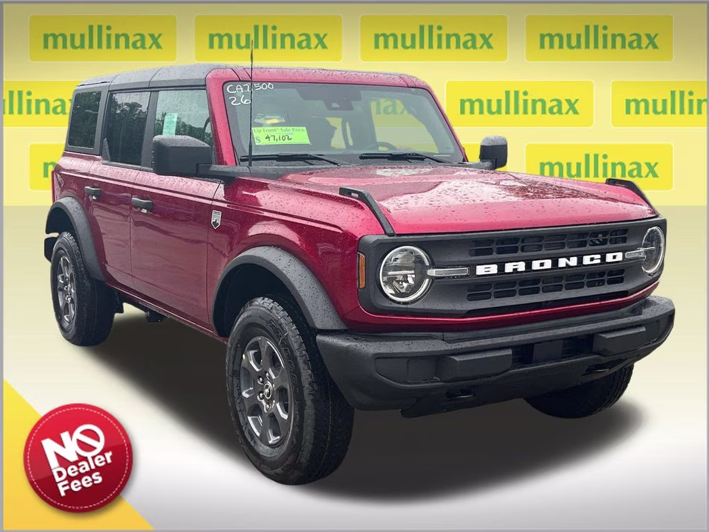 2026 Ruby Red Metallic Tinted Clearcoat Ford Bronco Big Bend 4X4 SUV