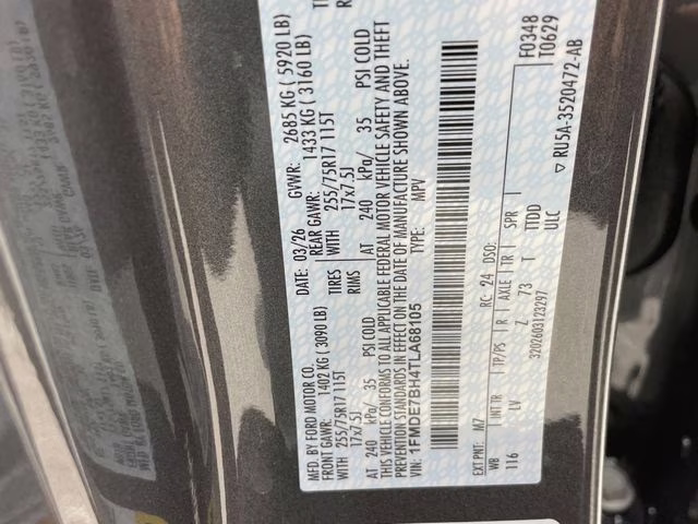 2026 Carbonized Gray Metallic Ford Bronco Big Bend 4X4 SUV