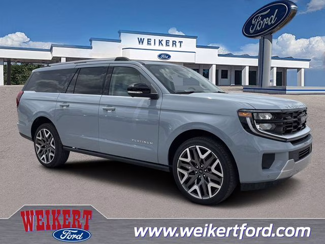 2026 Glacier Gray Metallic Tri-Coat Ford Expedition Max Platinum 4X4 SUV