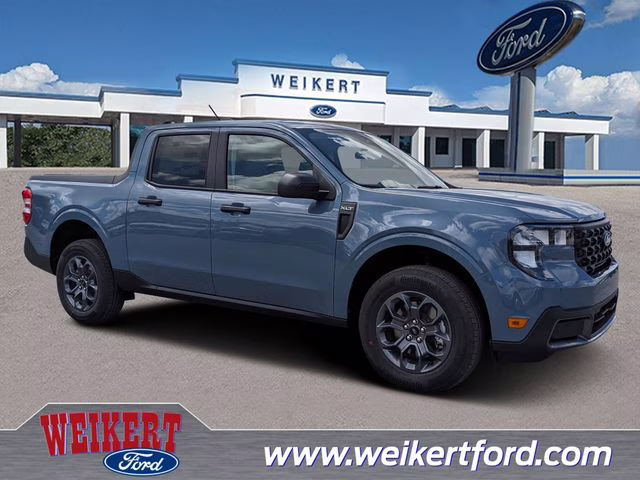 2026 Azure Gray Metallic Tri-Coat Ford Maverick XLT AWD Truck
