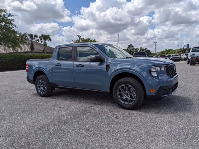 2026 Azure Gray Metallic Tri-Coat Ford Maverick XLT AWD Truck