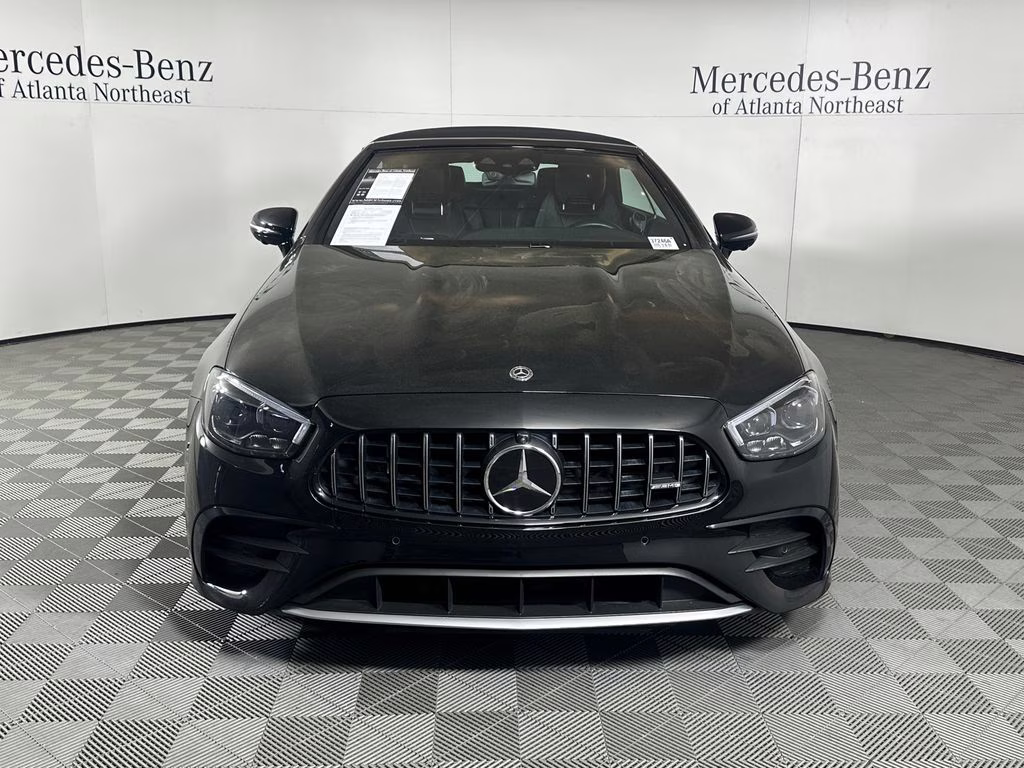 2021 Black Mercedes-Benz E-Class E 53 AMG AWD Convertible