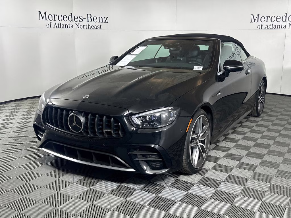 2021 Black Mercedes-Benz E-Class E 53 AMG AWD Convertible
