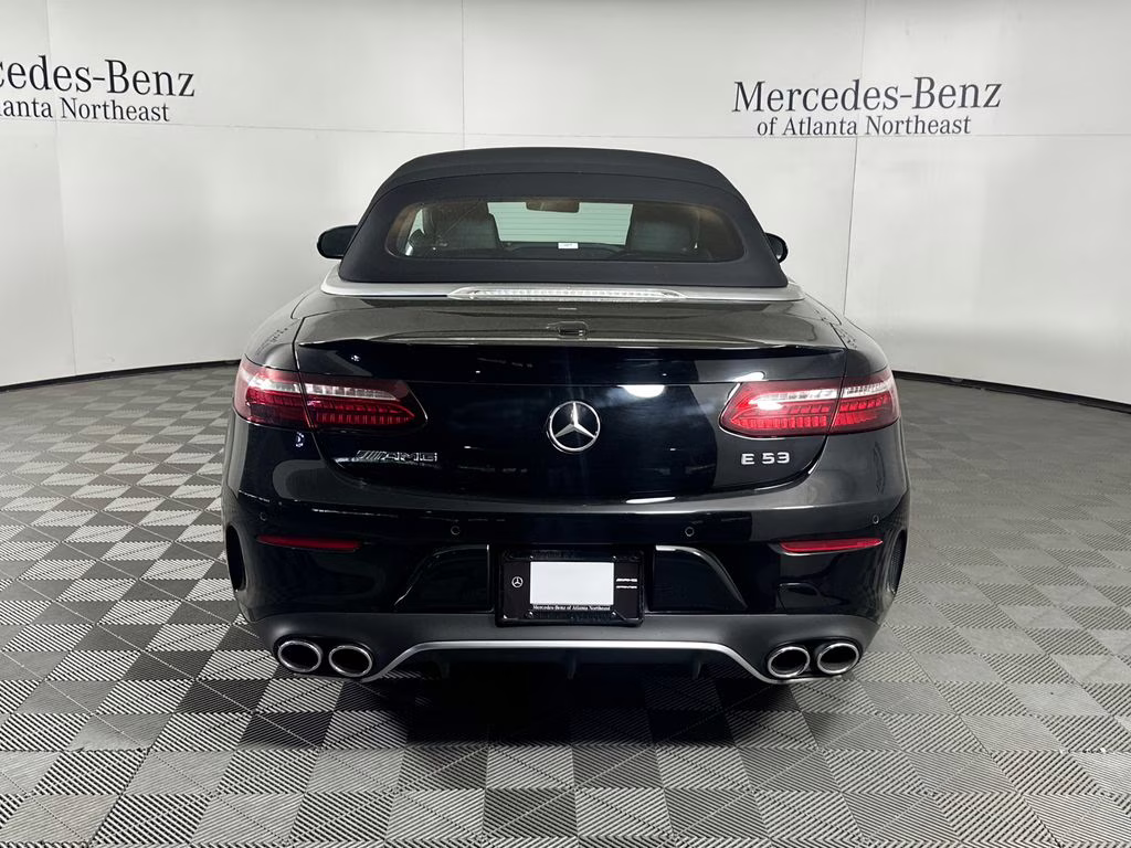 2021 Black Mercedes-Benz E-Class E 53 AMG AWD Convertible