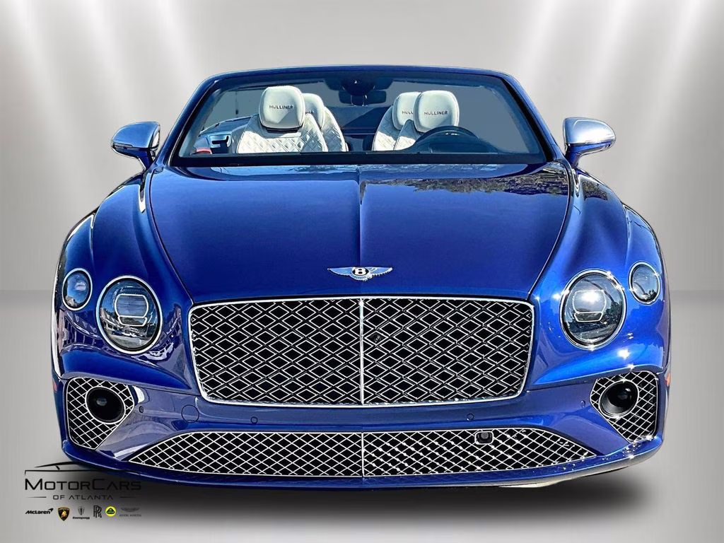 2022 Moroccan Blue Metallic Bentley Continental GT V8 Bespoke Spec AWD Convertible