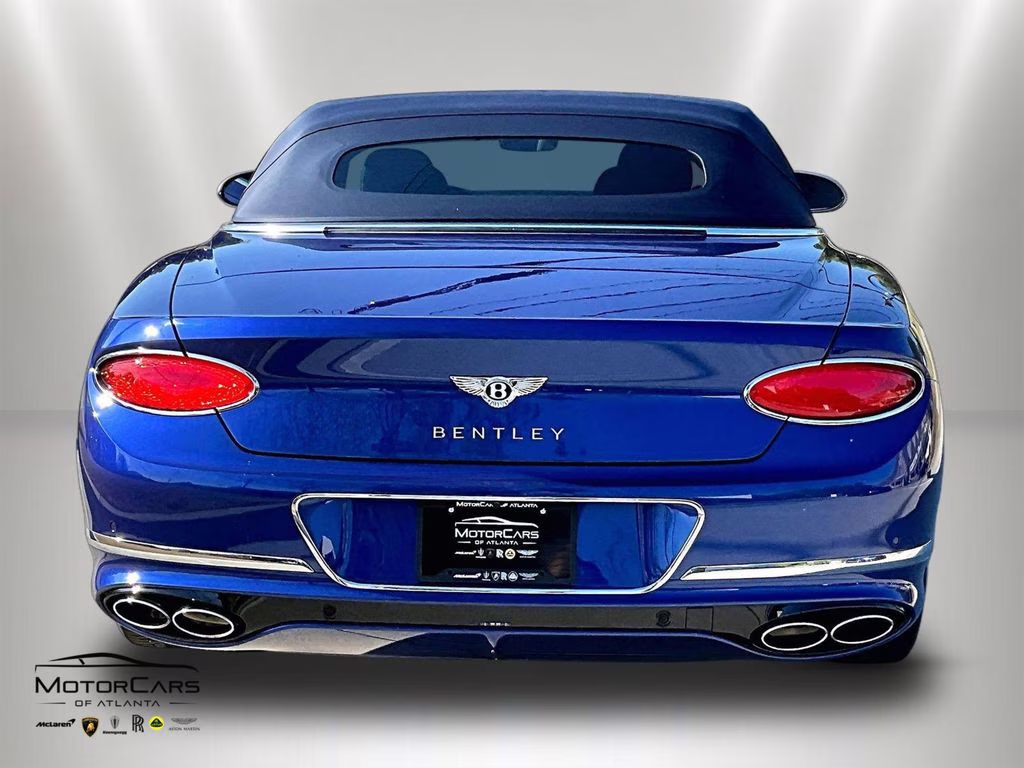 2022 Moroccan Blue Metallic Bentley Continental GT V8 Bespoke Spec AWD Convertible