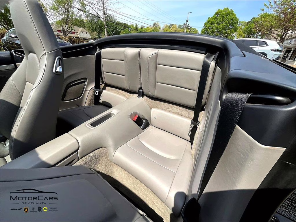 2014 Silver Metallic Porsche 911 Carrera 4S Sport Chrono Package Convertible