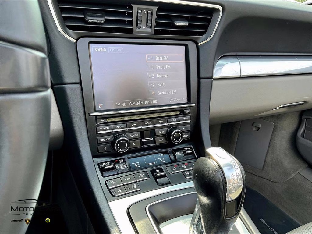 2014 Silver Metallic Porsche 911 Carrera 4S Sport Chrono Package Convertible