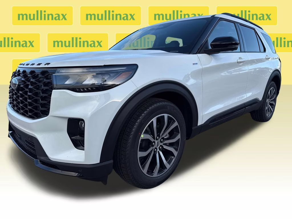 2026 Star White Metallic TC Ford Explorer ST-Line RWD SUV