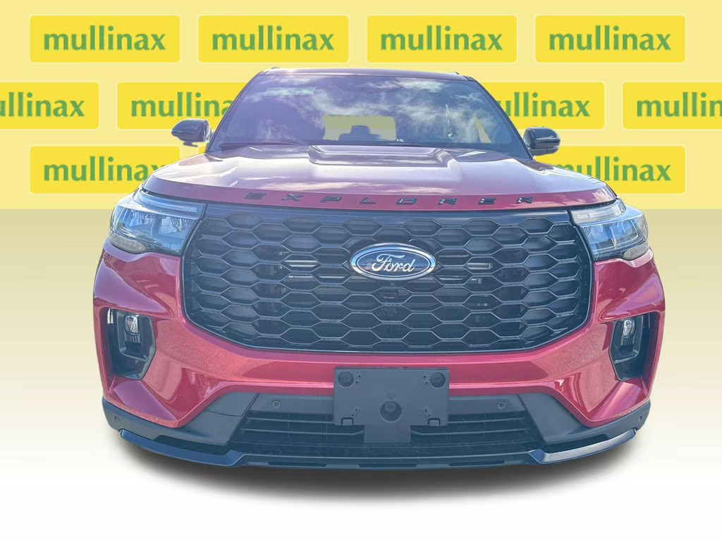 2026 Rapid Red Metallic Tinted Clearcoat Ford Explorer ST-Line RWD SUV