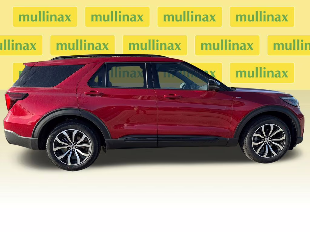 2026 Rapid Red Metallic Tinted Clearcoat Ford Explorer ST-Line RWD SUV