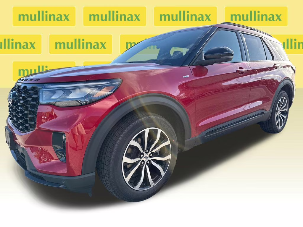 2026 Rapid Red Metallic Tinted Clearcoat Ford Explorer ST-Line RWD SUV