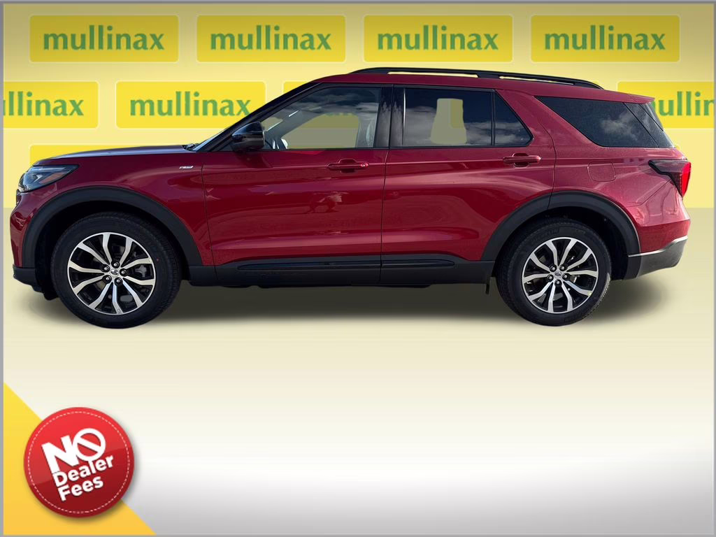 2026 Rapid Red Metallic Tinted Clearcoat Ford Explorer ST-Line RWD SUV