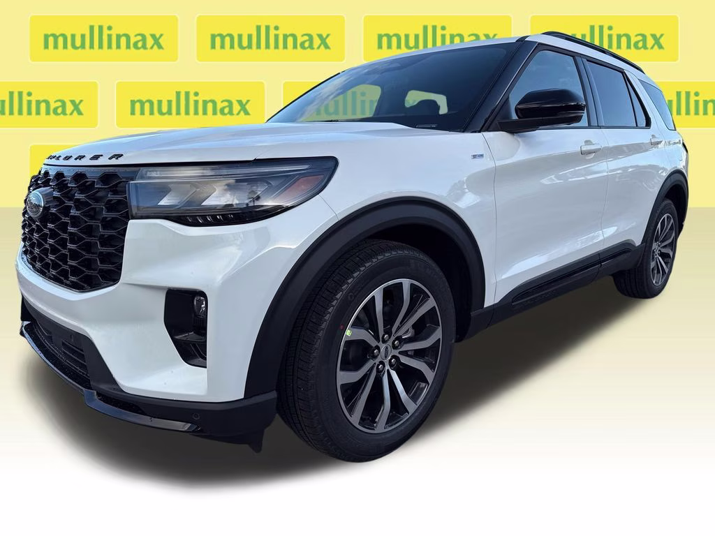 2026 Star White Metallic TC Ford Explorer ST-Line RWD SUV