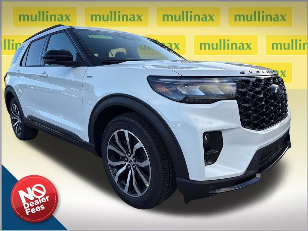 2026 Star White Metallic TC Ford Explorer ST-Line RWD SUV