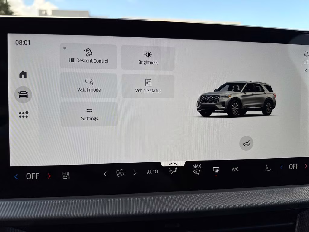 2026 Star White Metallic TC Ford Explorer ST-Line RWD SUV