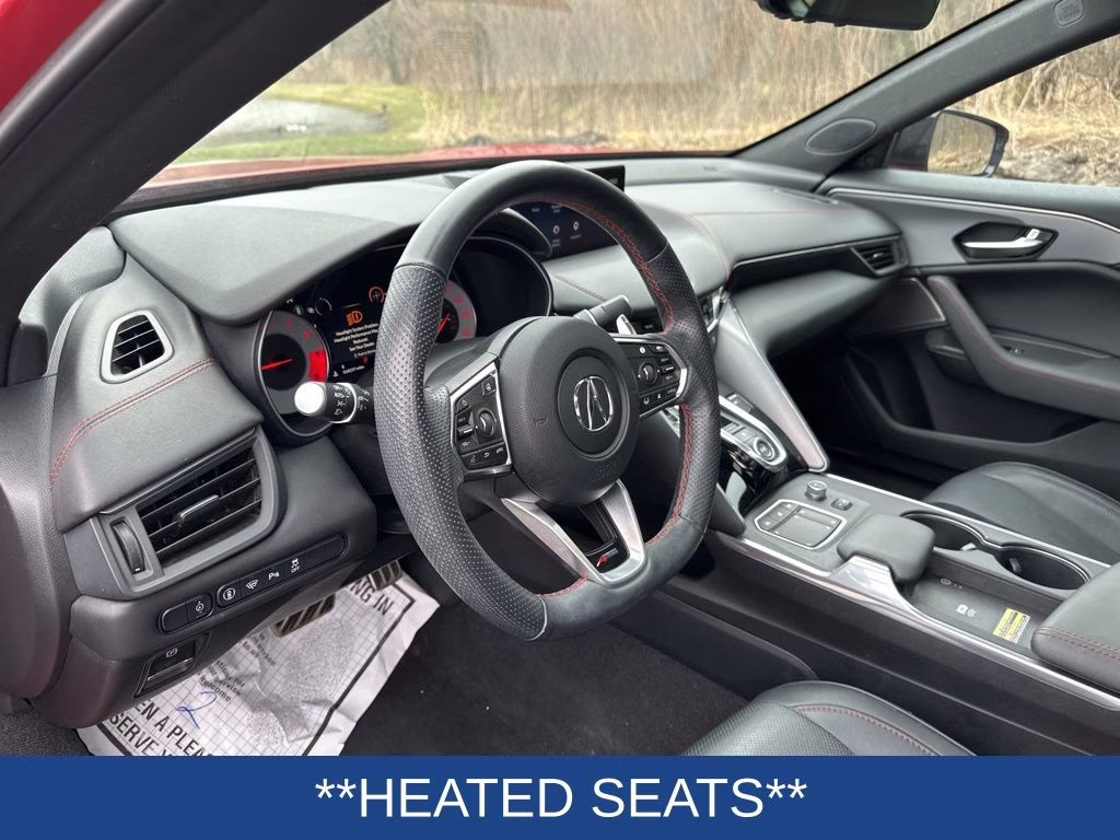 2021 Red Acura TLX A-Spec Package AWD Sedan