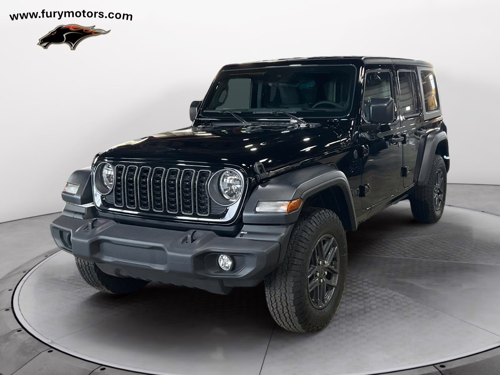 2024 Black Clearcoat Jeep Wrangler Sport S 4X4 SUV