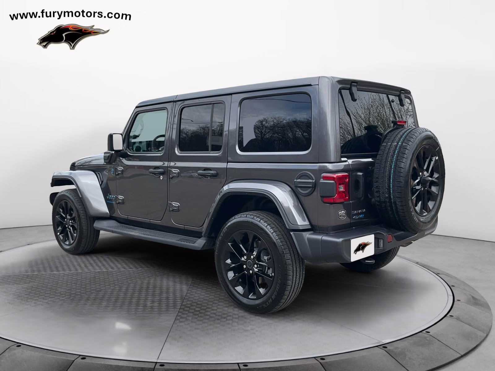 2025 Granite Crystal Metallic Clearcoat Jeep Wrangler Sahara 4xe 4X4 SUV
