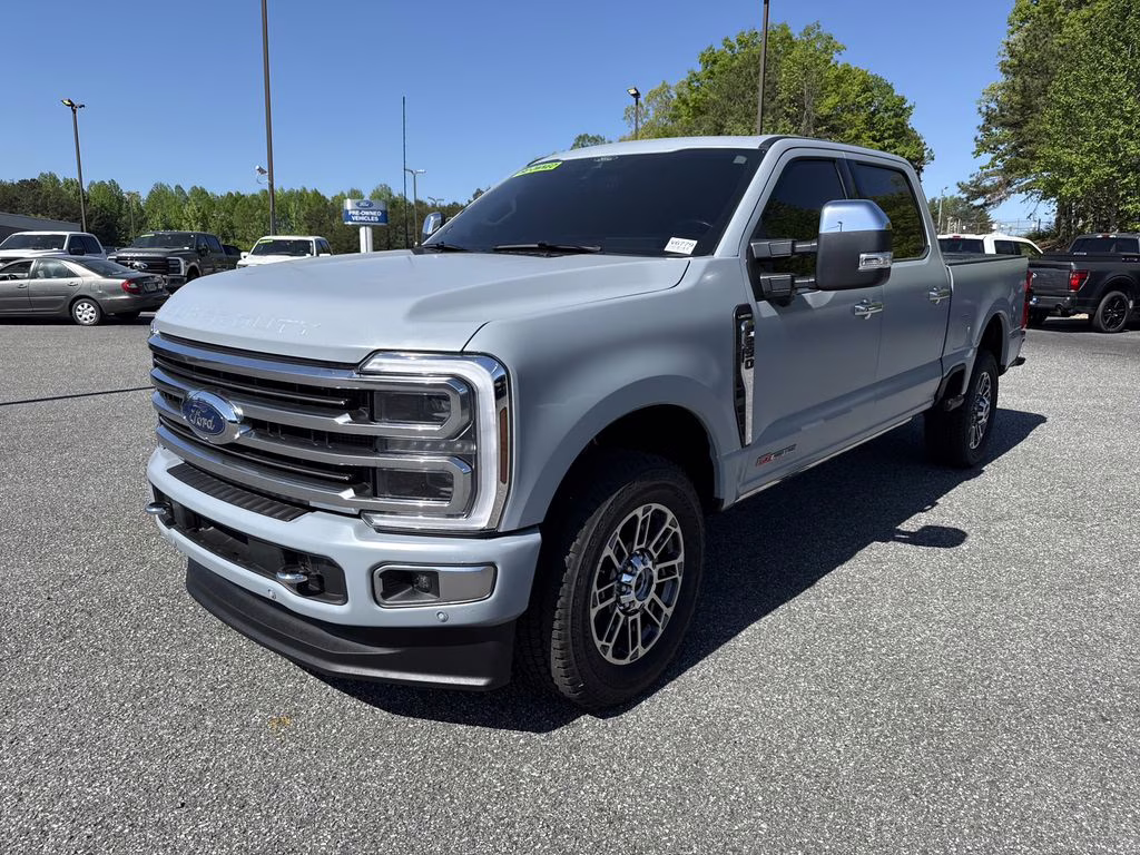 2024 Glacier Gray Metallic Tri-Coat Ford Super Duty F-250 SRW Limited 4X4 Truck