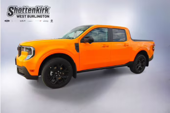 2026 Orange Ford Maverick Lariat Truck