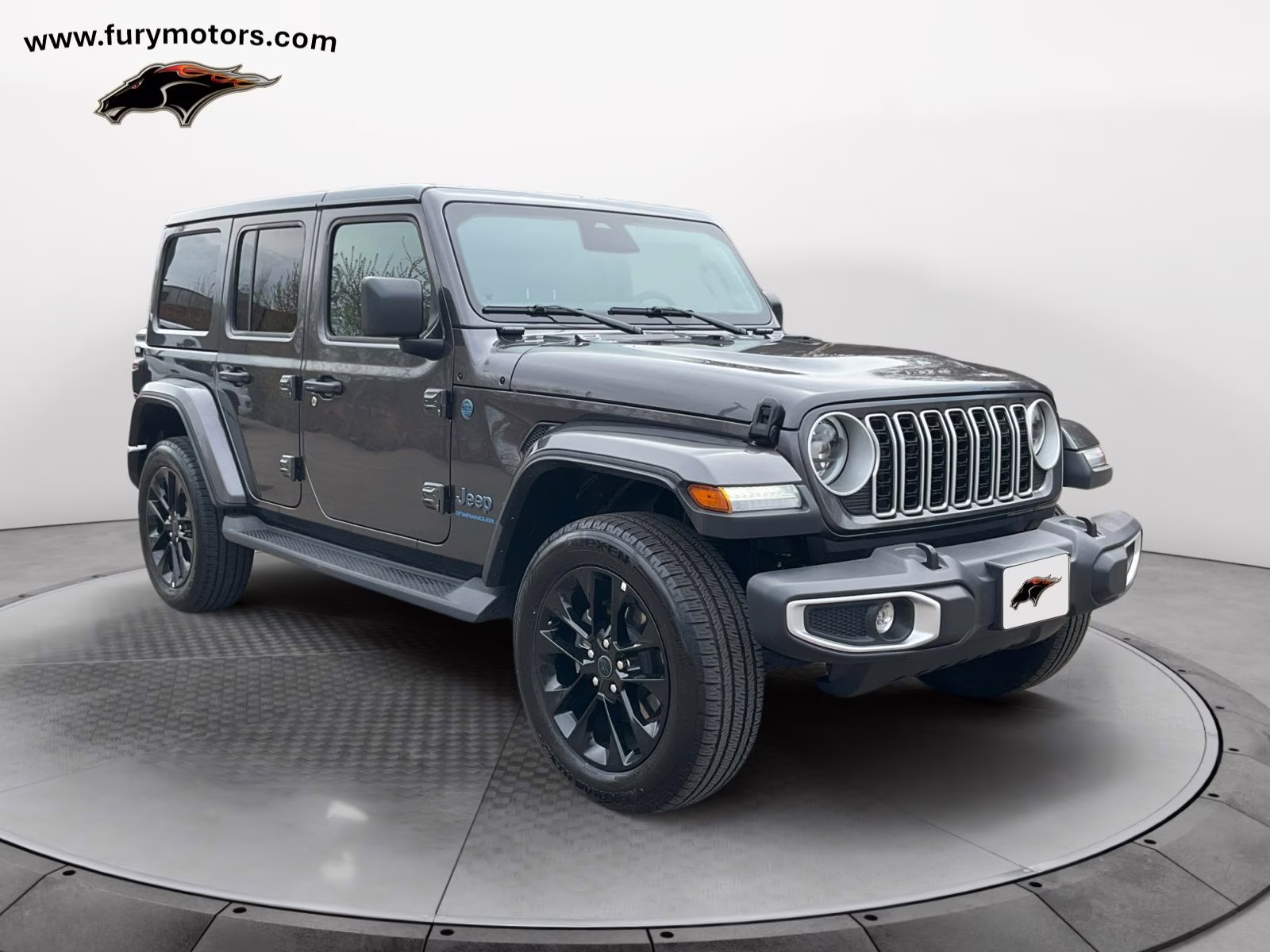 2025 Granite Crystal Metallic Clearcoat Jeep Wrangler Sahara 4xe 4X4 SUV