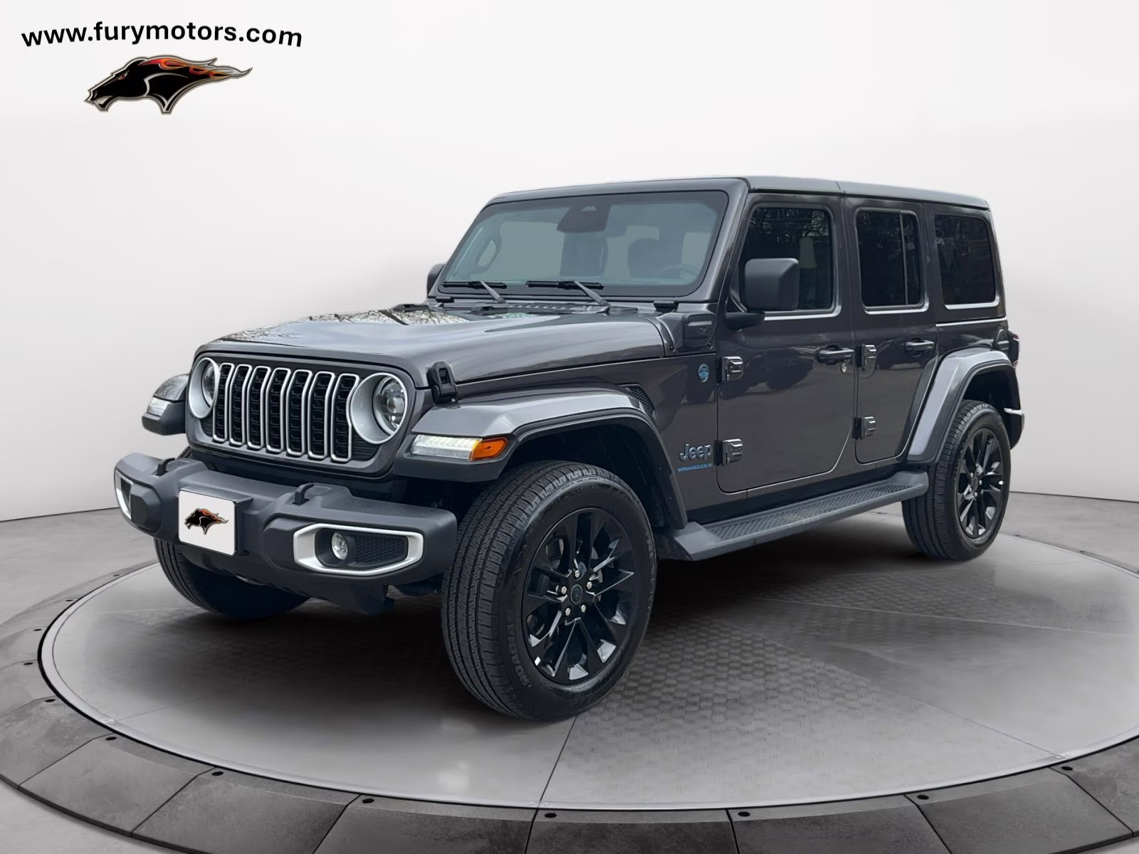2025 Granite Crystal Metallic Clearcoat Jeep Wrangler Sahara 4xe 4X4 SUV