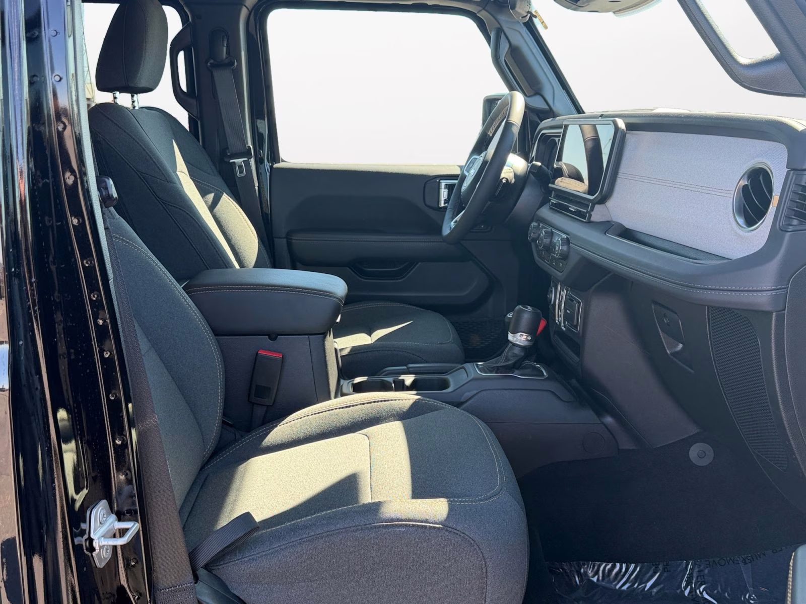 2025 Black Clearcoat Jeep Wrangler Sahara 4xe 4X4 SUV