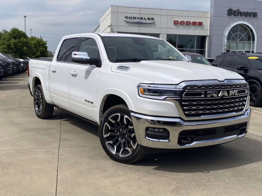 2026 Ivory White Tri-Coat Pearlcoat Ram 1500 Limited 4X4 Truck