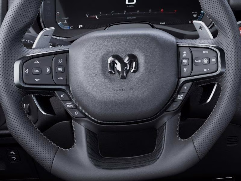 2026 Diamond Black Crystal Pearlcoat Ram 1500 RHO 4X4 Truck