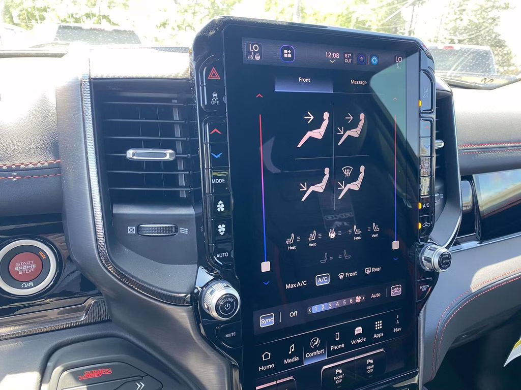 2026 Diamond Black Crystal Pearlcoat Ram 1500 RHO 4X4 Truck