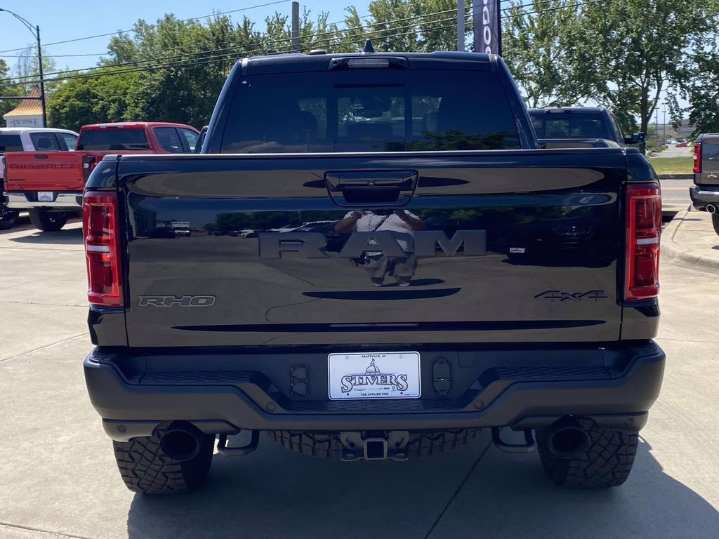 2026 Diamond Black Crystal Pearlcoat Ram 1500 RHO 4X4 Truck