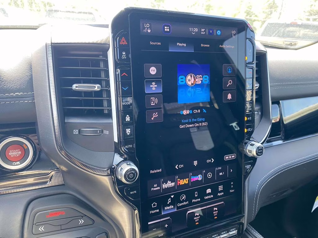 2026 Diamond Black Crystal Pearlcoat Ram 1500 RHO 4X4 Truck