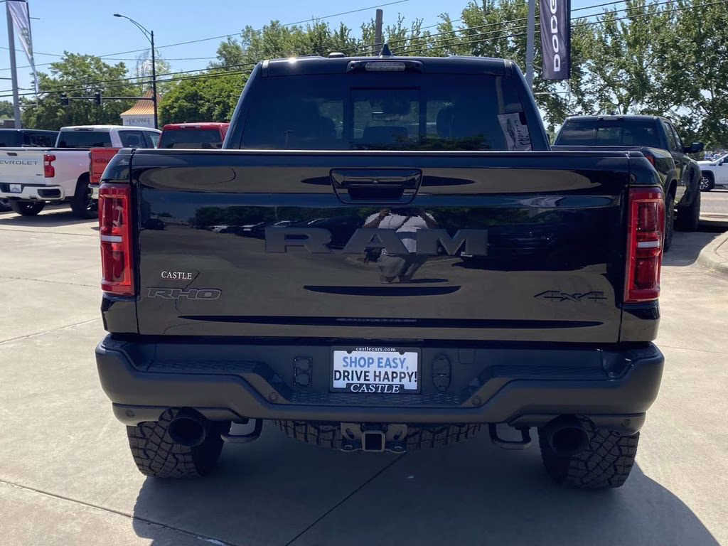 2026 Diamond Black Crystal Pearlcoat Ram 1500 RHO 4X4 Truck