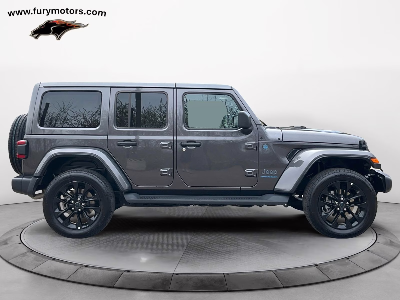 2025 Granite Crystal Metallic Clearcoat Jeep Wrangler Sahara 4xe 4X4 SUV