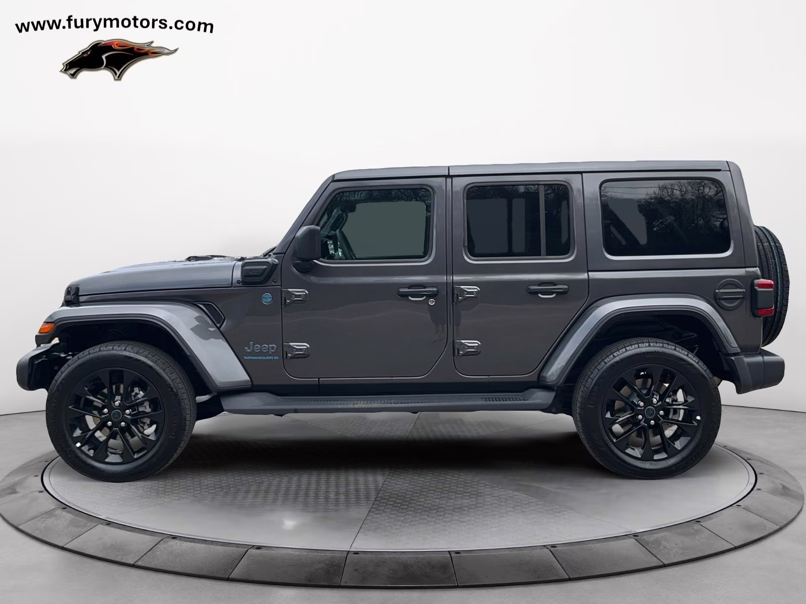 2025 Granite Crystal Metallic Clearcoat Jeep Wrangler Sahara 4xe 4X4 SUV