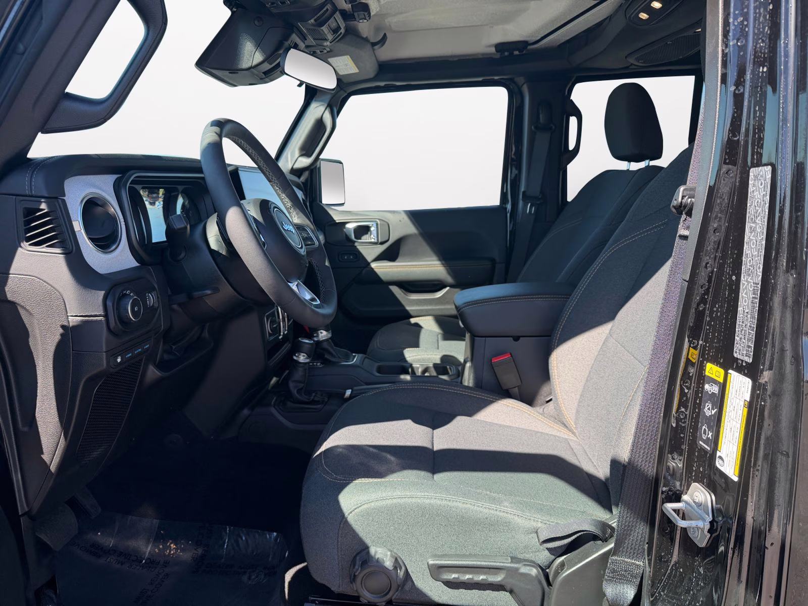 2025 Black Clearcoat Jeep Wrangler Sahara 4xe 4X4 SUV