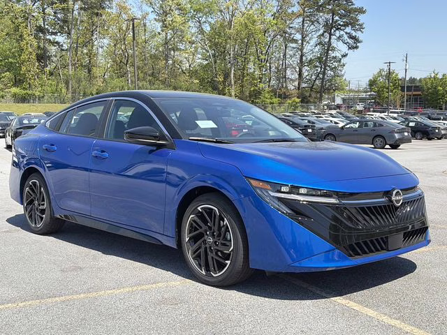 2026 Bluestone Pearl/Super Blk Nissan Sentra SR FWD Sedan