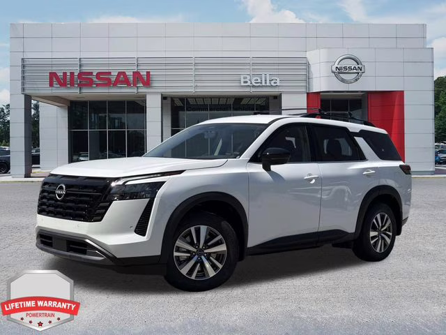 2026 Everest White Pearl Tricoat Nissan Pathfinder SL FWD SUV