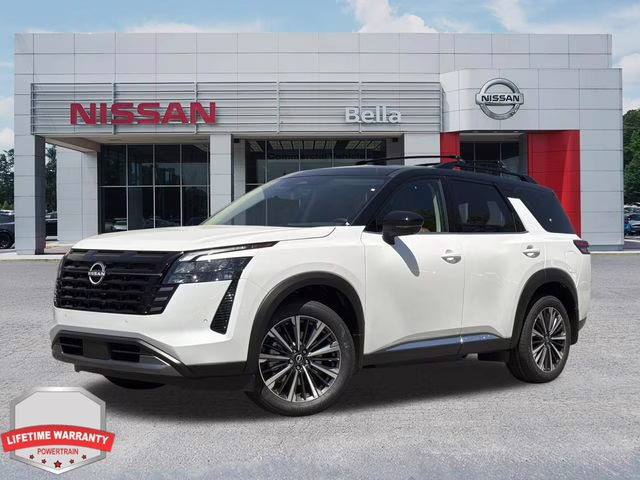 2026 Everest White Pearl/Black Nissan Pathfinder Platinum 4X4 SUV