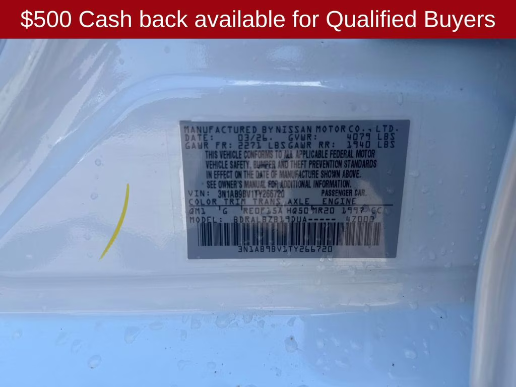 2026 Fresh Powder Nissan Sentra S FWD Sedan