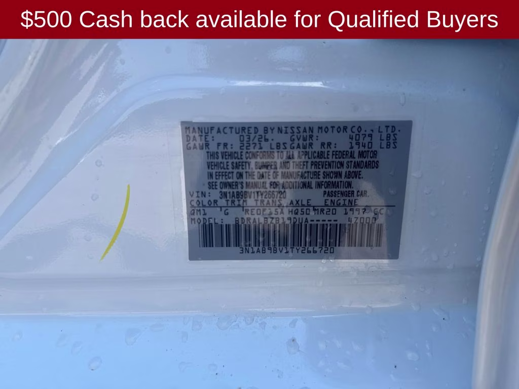 2026 Fresh Powder Nissan Sentra S FWD Sedan