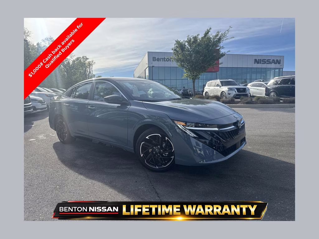 2026 Atlantic Gray/Super Black Nissan Sentra SR FWD Sedan