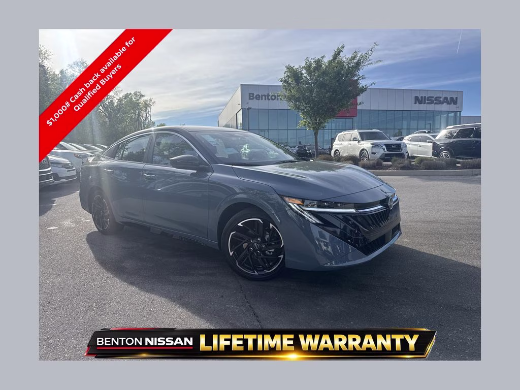 2026 Atlantic Gray/Super Black Nissan Sentra SR FWD Sedan