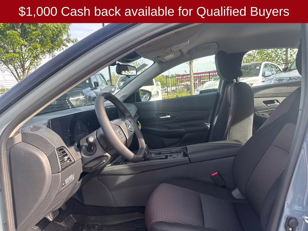 2026 Atlantic Gray/Super Black Nissan Sentra SR FWD Sedan