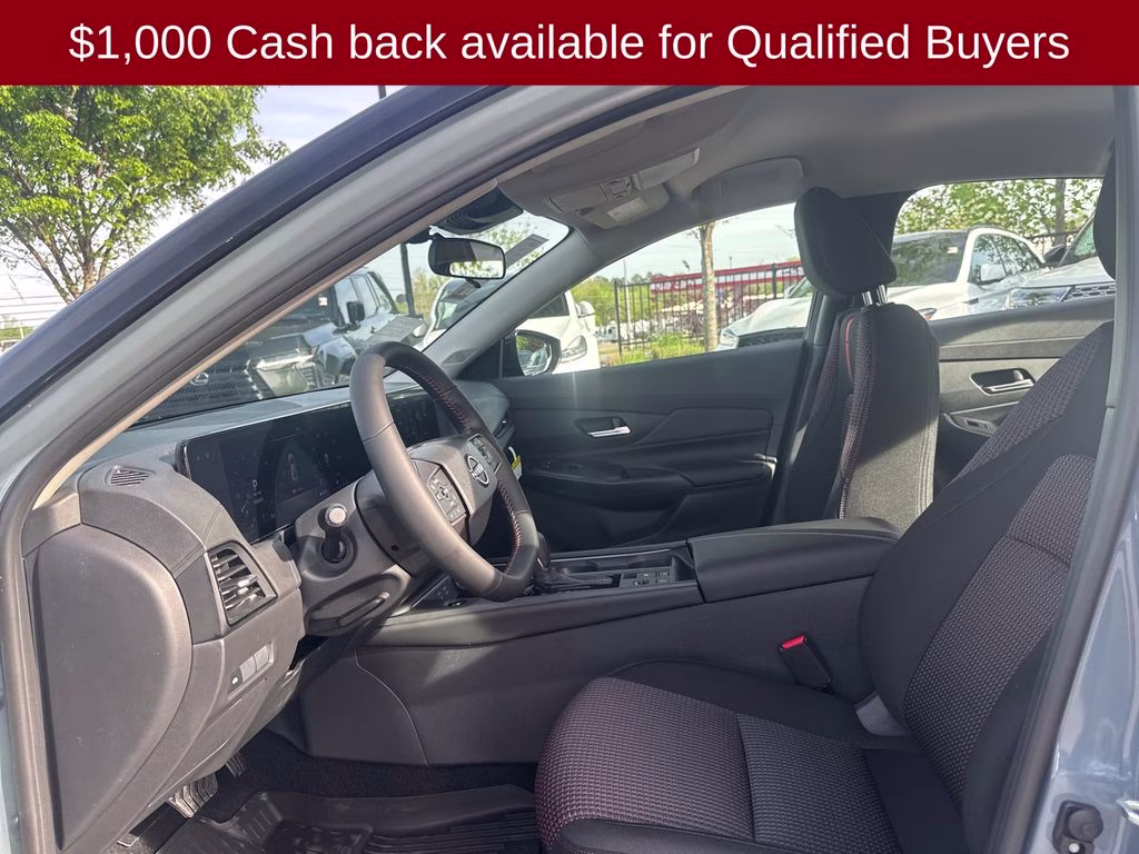 2026 Atlantic Gray/Super Black Nissan Sentra SR FWD Sedan