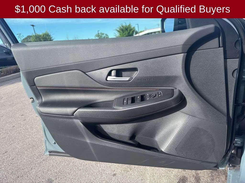 2026 Atlantic Gray/Super Black Nissan Sentra SR FWD Sedan